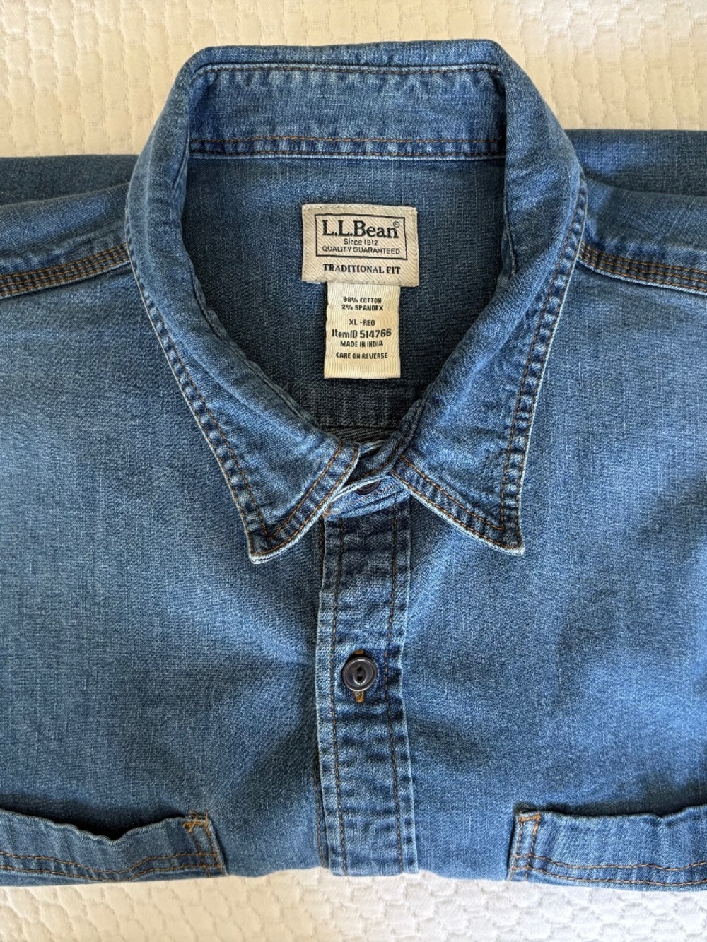 Men's L.L.Bean Flex Denim Shirt